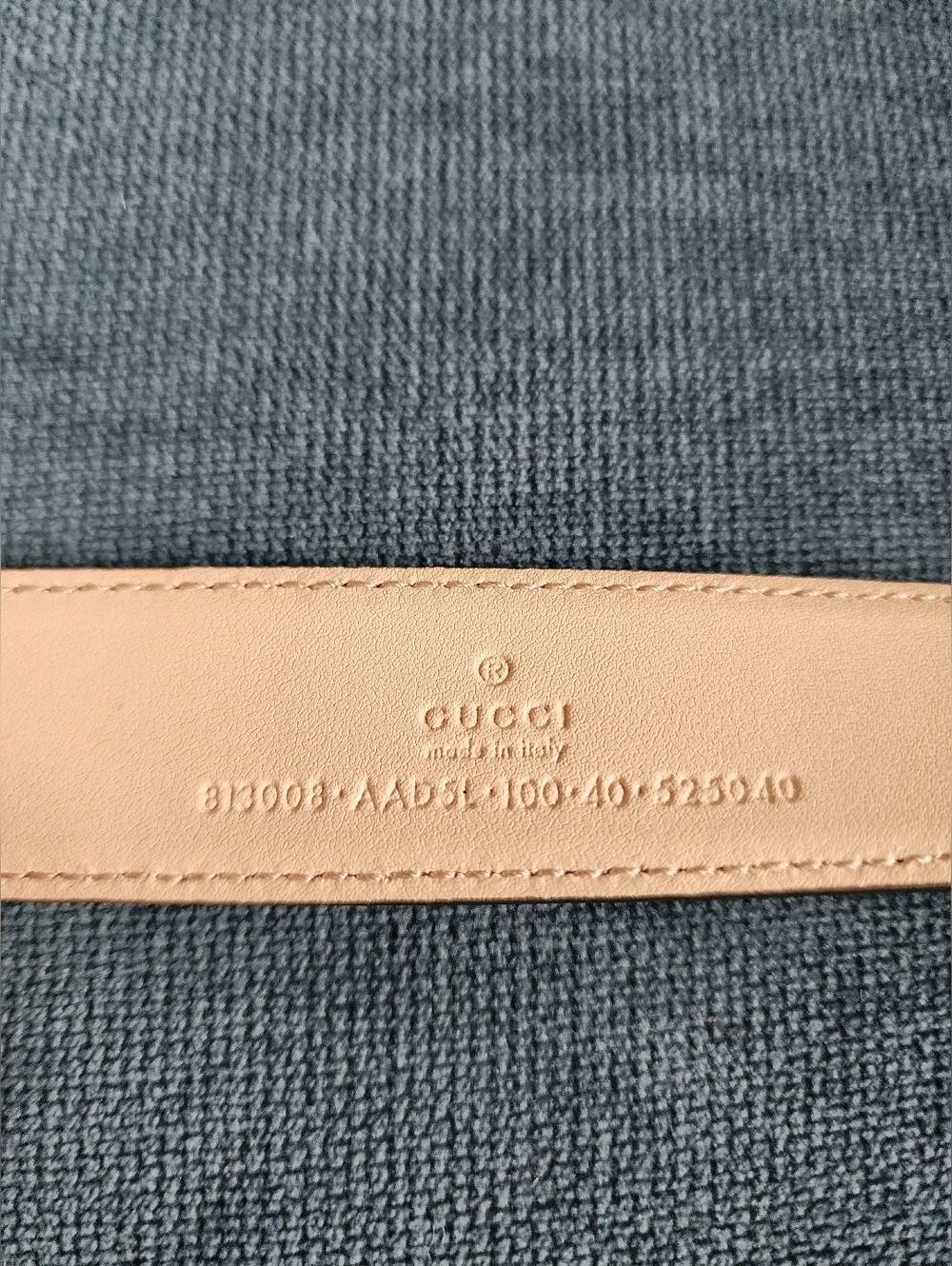 $650 Brand New Gucci GG Women's Leather Belt Beige/Pink 100/40 with GG buckle - Picture 9 of 10